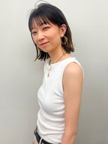 ラウンジ モリオ イケブクロ(Lounge MORIO Ikebukuro) 【morio】切りっぱなしボブ　長めボブ♪