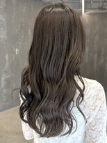 ピークアブー 原宿ハラカド(PEEK-A-BOO) オリーブブラウン/レイヤー/ロング/顔まわり/コテ巻き/透明感