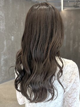 ピークアブー 原宿ハラカド(PEEK-A-BOO) オリーブブラウン/レイヤー/ロング/顔まわり/コテ巻き/透明感