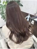 イルミナカラー韓国風レイヤーカットオリーブグレージュ堺東