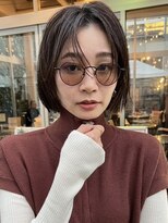 アミー 駒澤(Ammy komazawa)&nbsp;#切りっぱなしボブ #前下りボブ #顔周りレイヤー #小顔カット