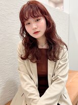 シュク 高円寺(SYUK)&nbsp;オレンジブラウン/ブリーチなしダブルカラー【SYUK高円寺)kanna