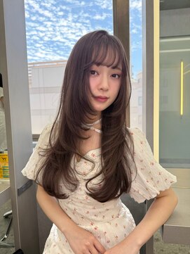 ボタン ハカタ(VOTAN hakata) 【mayu】レイヤーカット/ベージュカラー