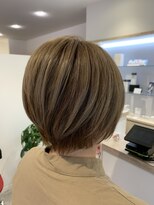 アズールサン 草加西口店(azule-sun)&nbsp;アンブレラカラー,ハイライトカラー,ショート,グレージュ