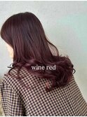 【門川】バーガンディー/ワインレッド/髪質改善カラー