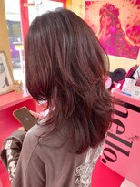 ピュア ナナ(Pure★NaNa) ロングウルフ×レッドカラー