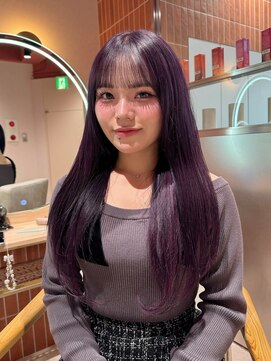 ヘアーアンドメイク ビス(HAIR&MAKE bis) ブリーチ〇ダークラベンダー【NOKA】