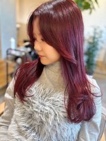 ミミ(mimi)&nbsp;韓国ヘア×レッドカラー