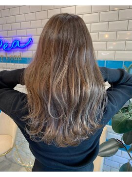 シー バイ ロンド 新宿(Sea by Lond) ブリーチなしダブルカラー/グレージュ