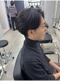 ニュアンスパーマ/men's/センターパート/ダウンパーマ/新宿/藤沼