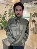 スワッグ(swag)&nbsp;アップバングセンターパートバーバースタイル髪型メンズ