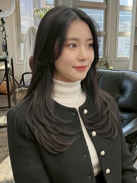 ミュージアム(MUSEUM) ダークグレージュ×レイヤーカット