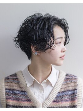 エルレ(Elure) センター分けショート#パーマ#刈り上げ#ブリーチなし#浜松#浜北