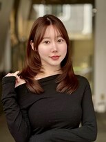 ディオ アンド ルーチェ(Dio&Luce)&nbsp;大人くびれレイヤー×透け前髪ミディアム