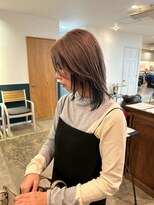 ヘアーブレイス(hair brace) 千葉駅/着物ヘア/大人ガーリー/ダークアッシュ/似合わせカット