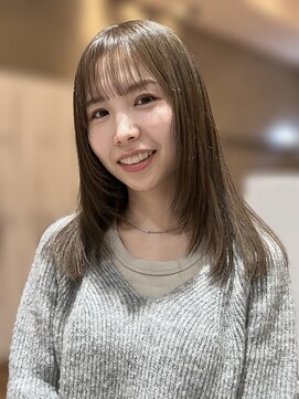 アトロ(Atoro) 梅田/レイヤー／ボブ／暗めカラー/グレージュ/ニュアンスカラー