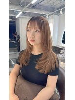 アフィナー 新宿(Afinar)&nbsp;ブリーチハイライト髪質改善ダブルカラーレイヤーカット/新宿駅