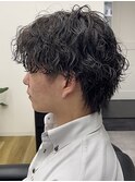 MEN’S HAIR/波巻ツイストスパイラル/フェザーパーマ/錦糸町