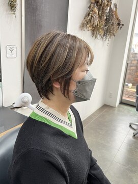 ハウオリ 金沢駅西店(Hau'oli) 白髪ぼかし/白髪ぼかしハイライト/脱白髪染め/白髪染め/透明感