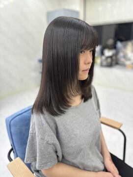 エミン(emyn) 前髪/顔まわり縮毛矯正/イメチェン/髪質改善