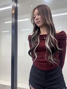 ラ ミミ(La Mimi) 【Mimi/YUI】ハイライトエクステ/ヘーゼルブラウン