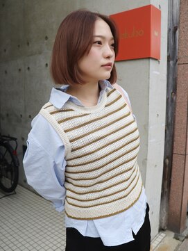ハクボ(hakubo) オイルでまとまる重めボブ