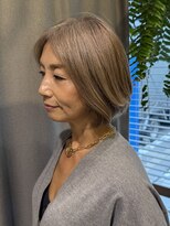 ハナワ エビス トウキョウ ヘアーサロン(HanaWa ebisu tokyo hair salon)&nbsp;お洒落ミセス白髪ぼかし白髪染めヴィラロドラオーガニックカラー