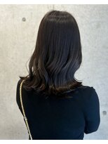ロッカヘアエジェ(ROCCA hair eje.)&nbsp;艶感くびれミディ×ナチュラルブラウンイメチェン
