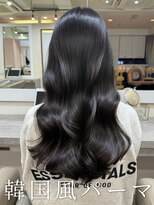 アミー 銀座(Ammy) 小顔カット#韓国#前髪#縮毛矯正 #韓国風パーマコテ巻き風パーマ