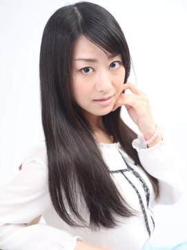 美容室ソラ 小岩店(sora) 美人黒髪ツヤカラーの光沢感で！ストレートロング【小岩】