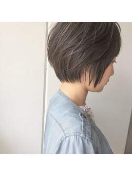 ミクロ(Micro) 【Micro】品のある３Dハイライト×大人ショート