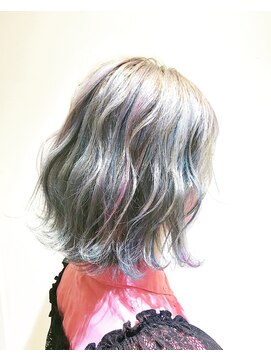 ハビット (habitt) 【habitt】ショート×ユニコーンカラー★