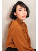【coma中野】ダークトーン♪ラフカール質感ボブ♪