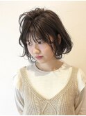 無造作カールボブ/結べるボブ