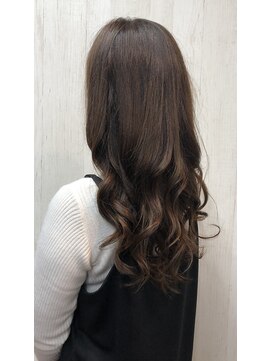 アルファ ヘアー デザイン(alpha hair design) ロングローレイヤー   26mmアイロンカール