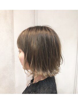 シエル 千葉店(CIEL) 外国人風シルバーグレージュ×バレイヤージュ【CIEL千葉店】