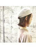 帽子アレンジ