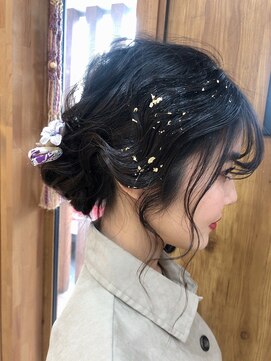 フゥカ 類家店(fuka) 成人式ヘアセット○