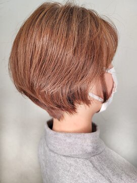 ベレッタ 楠葉店(veretta.) 【ボブ/小顔ショート】横顔美人ショートボブ 丸木 崇史/トレンド