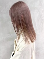 アイティー バイ アルバム 中野店(IT by ALBUM)&nbsp;ピンクパープル_クールショートピンクベージュボブルフ_ba308724