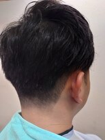 ヘアーカットデザインサロン スマッシュ 田町店(Hair cut design salon Smash)&nbsp;前髪アシメ ツーブロック ショート ビジネスマン 学生、黒髪