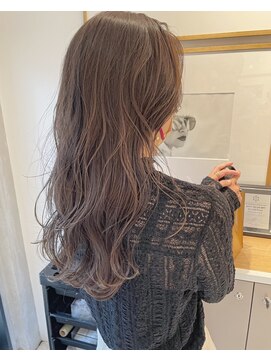 ヘアサロン ガリカ 表参道(hair salon Gallica) 【YU-TA】大人ゆるふわロング/透明感グレージュ/ブリーチなし