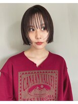 ナループロア ハチ(Nalu pu loa hachi)&nbsp;ボブ　顔まわりカット　切りっぱなし　リップライン　ぷつっと