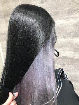 ヘアー ブランコ(hair Blanco) インナー、ホワイトラベンダー