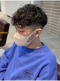 スペインカール外国人風柔らかメンズパーマ