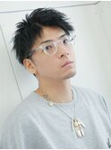 ソフトツイストアップバング