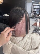 ペレ 渋谷(PELE)&nbsp;h_ デザインカラー/レイヤーカット/ウェットヘア/ベージュ