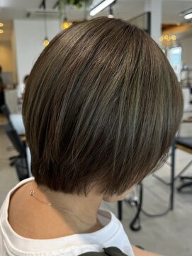 グランデュール 東静岡池田店(GRANDEUR) 大人マッシュショート丸みショート黒髪ショートベリーショート