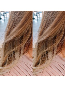 アイスリー(I×3) ロング×オレンジベージュ