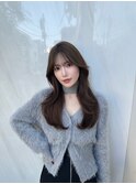 韓国スタイル/ナチュラルくびれヘア_くびれ巻き_レイヤーカット